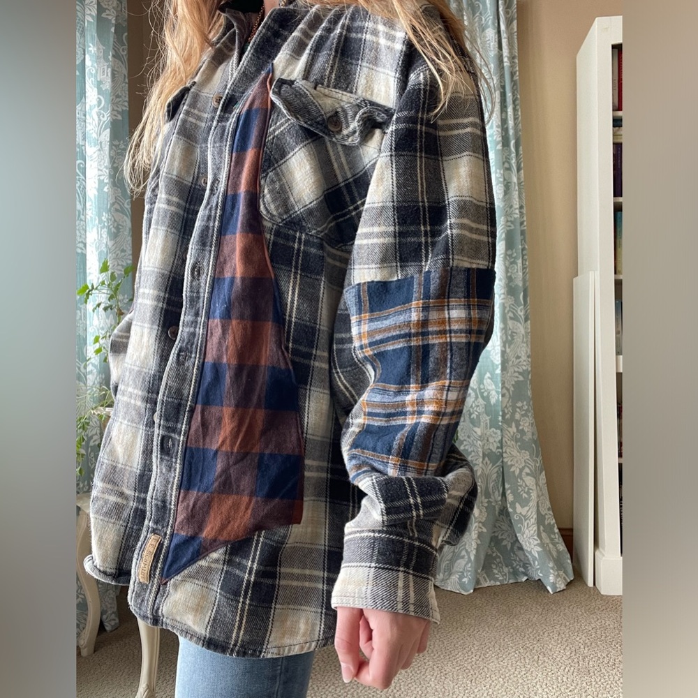 C.E. Schmidt Custom Lumberjack Flannel Patchwork … - image 4